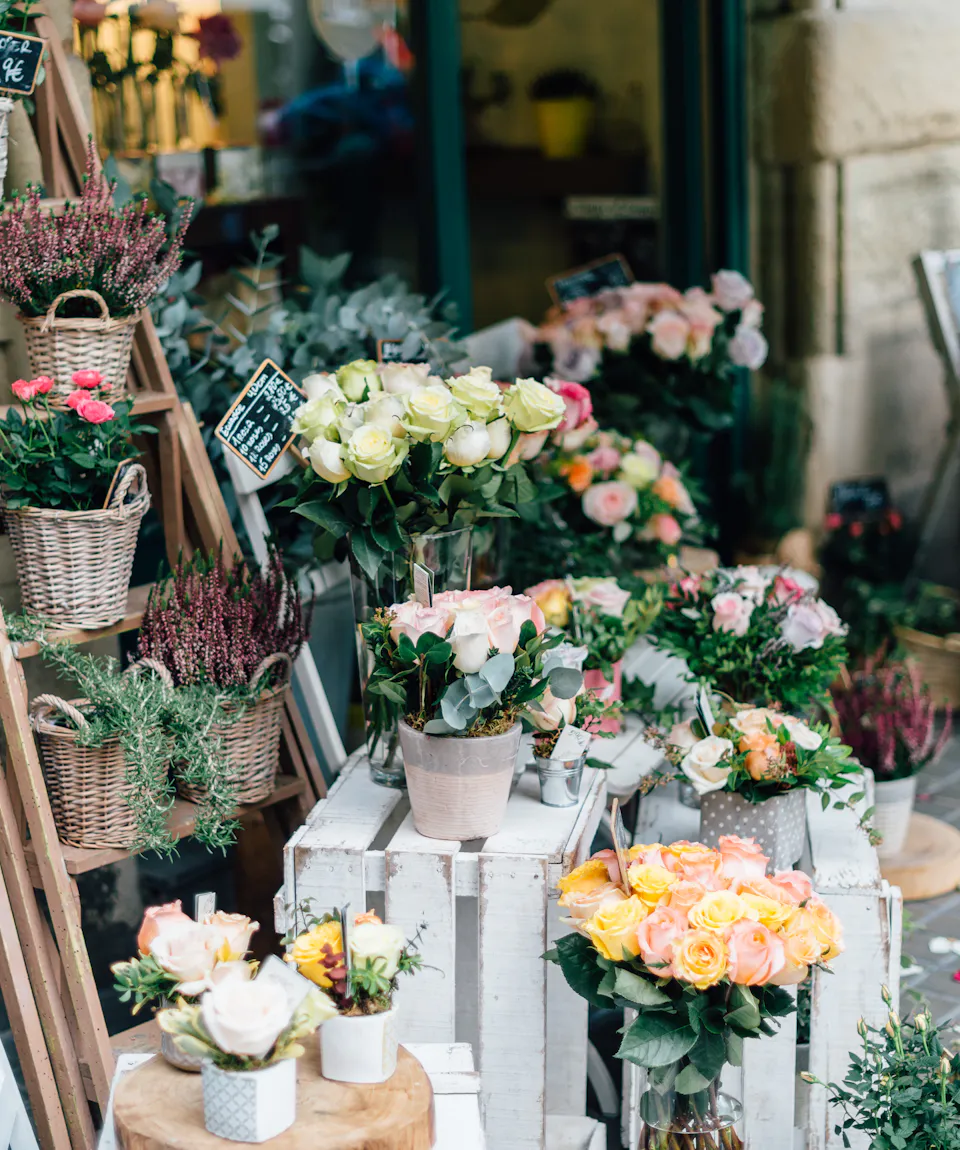 Newcastle flower shop interior filled with fresh flowers Newcastle flower shop interior filled with fresh flowers
